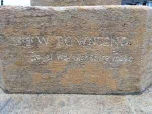 DSL PC step carving of Sergt. W Townsend